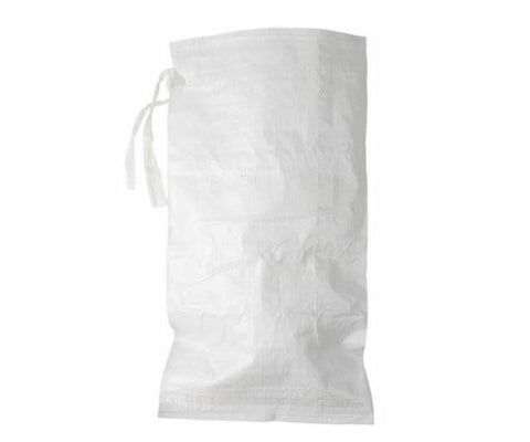 100 Pack - Empty White Poly Sandbags