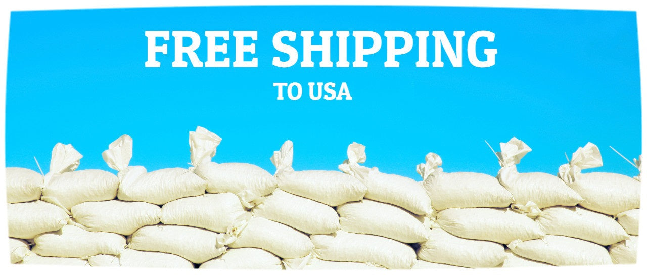 Free Shipping of Sandbags to USA + Canada